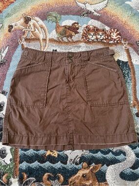 Vintage GAP Casual Brown Cargo Skirt